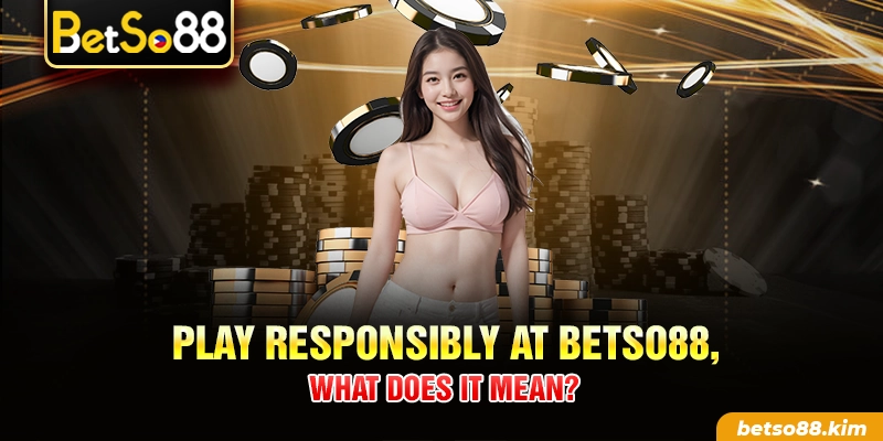 Play responsibly at BetSo88, what does it mean?