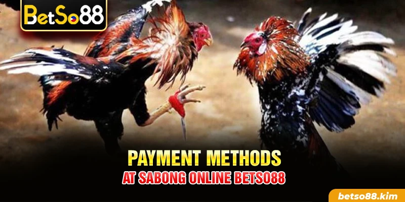 Payment methods at Sabong Online BetSo88
