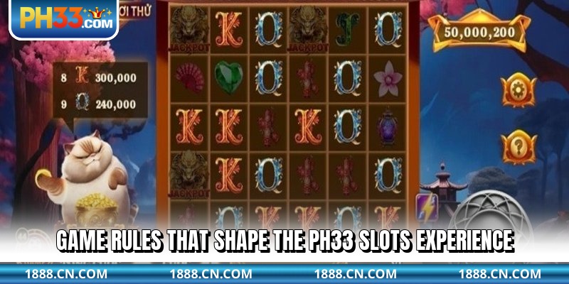 Game rules that shape the ph33 slots experience